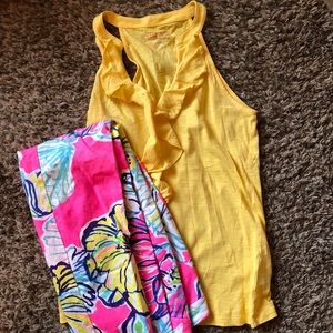 Lilly Pulitzer outfit.